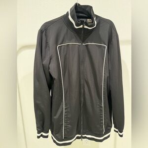 PUMA by Rihanna Black Zip Up Sporty Jacket Size Medium
